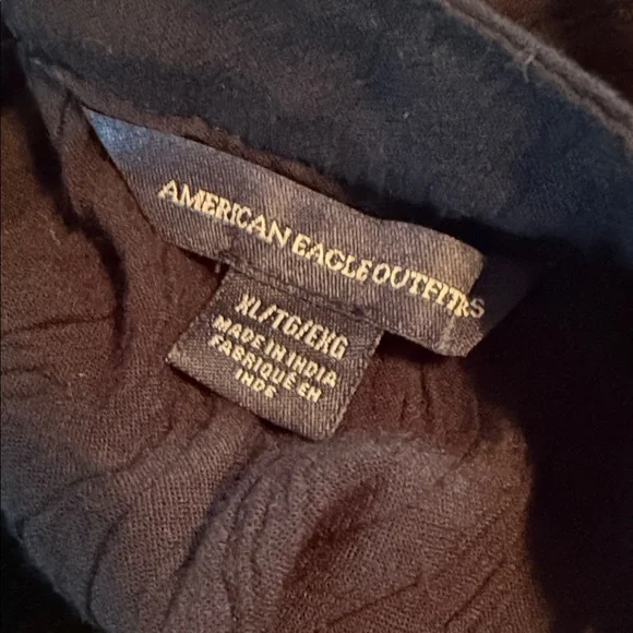 American Eagle Black Lace Blouse Size XL - Picture 12 of 12